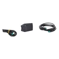 COMPTEUR / DISPLAY VAE LEADER FOX KD-686 POUR MOTEUR ARRIERE BAFANG SUPPORT UART, CONNECTEUR JL-F-509 (5 PINS)