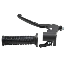 POIGNEE DE FREIN CYCLO ADAPTABLE PIAGGIO 50 CIAO PX 1989>1992 LEVIER DE FREIN ALU GAUCHE AVEC STARTER  -DOMINO-