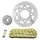 KIT CHAINE ADAPTABLE KYMCO 125 PULSAR II 2008>2013  428  16x41  (DIAM COURONNE 58/90/8.5/10.5)  (DEMULTIPLICATION ORIGINE)  -AFAM-