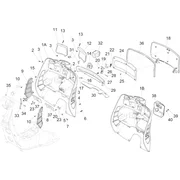 Coffre avant - Contre-tablier