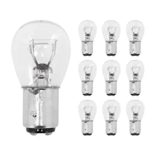LIGHT BULB 12V 21/5W STANDART S25 FOOT BAY15D CLEAR (TAIL+BRAKE LIGHT) (SOLD PER 10)  -SELECTION P2R-