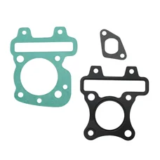 GASKET SET FOR CYLINDER KIT FOR SCOOT  PIAGGIO 50 ZIP 4STROKE, LIBERTY 4STROKE, FLY 4STROKE, VESPA ET4, VESPA LX 4STROKE/APRILIA 50 SCARABEO 4STROKE/DERBI 50 ATLANTIS 4STROKE (3 GASKETS SET)  -SELECTION P2R-