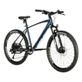 VELO MUSCULAIRE VTT 26 LEADER FOX FACTOR 2025 BLEU NUIT MAT 9V CADRE 16 POUCES (TAILLE ENFANT 148 à 156 cm)