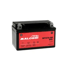BATTERIE 12V  6 Ah MTX7A-BS MALOSSI GEL SANS ENTRETIEN PRETE A L'EMPLOI (Lg150xL87xH93mm) (EQUIVALENT YTX7A-BS / GEL)