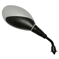 MIRROR FOR MAXISCOOTER YAMAHA 125 TEOS 2000>/MBK 125 DOODO 2000> RIGHT BLACK (CEE APPROVED)  -SELECTION P2R -