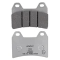 PLAQUETTE DE FREIN NISSIN POUR APRILIA 1000 RSV-2 1998>2002 AV, 1000 TUONO V2 2002>2005 AV, 1000 TUONO V4 2011> AV,1200 DORSODURO AV (2P-270NS) (SEMI METAL)
