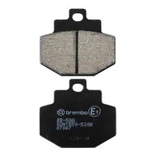 PLAQUETTE DE FREIN BREMBO POUR PIAGGIO 125 VESPA GTS TOURING 2018>2019 AR, 300 VESPA GTS IE 2012>2015 AR / GILERA 125 RUNNER VX 2001>2012 4T AR (SCOOTER CARBONE CERAMIQUE) -07047