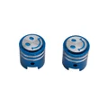 BOUCHON DE VALVE SCOOT/CYCLO REPLAY VS PISTON BLEU  (PAIRE)