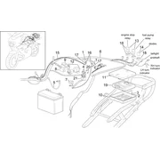 Circuit electrique arrière