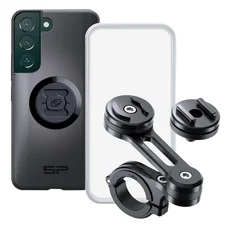 SUPPORT SMARTPHONE/TELEPHONE MOTO SP CONNECT PACK/KIT POUR SAMSUNG S22 + INCLUANT SUPPORT GUIDON ALU, COQUE SUR MESURE, PROTECTION D'ECRAN ETANCHE