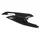 REAR FLANK -RIGHT- "PIAGGIO GENUINE PART" GILERA 50 SMT, RCR 2018>/APRILIA 50 SX, RX 2018> BLACK  -2B004329000W0N-