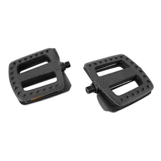 PEDALE CARGO / E-BIKE ROULEMENT NEWTON CORPS RESINE NOIR CAGE RESINE AVEC GRIP 9/16" (PAIRE)  112 X 115mm