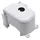 COIFFE/CACHE CYLINDRE SCOOT ADAPTABLE MBK 50 BOOSTER, STUNT/YAMAHA 50 BWS, SLIDER BLANC  -P2R-