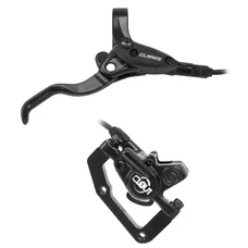 DISC BRAKE KIT- HYDRAULIC FOR MTB-  CLARKS CLOUT BLACK REAR - DUAL PISTON HOSE 1750mm (WITHOUT DISC 160mm POST-MOUNT WITH ADAPTER IS FOR Ø180mm