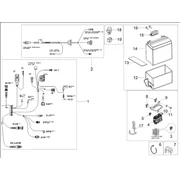 Circuit electrique arrière