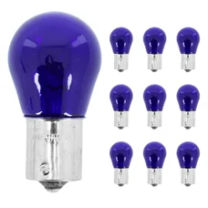 LIGHT BULB 12V 21W STANDART P21W FOOT BA15S BLUE(BRAKE LIGHT+ TURN LIGHTS (SOLD PER 10)  -SELECTION P2R-