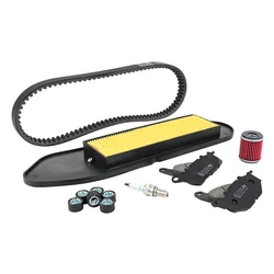 KIT ENTRETIEN MAXISCOOTER ADAPTABLE YAMAHA 125 XMAX 2018>2020 PLAQUETTE ORGANIQUE (PACK 7 PIECES) -SELECTION P2R STANDARD