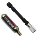 INFLATOR- ZEFAL EZ CONTROL FLEXIBLE (ADJUSTABLE FLOW) (SUPPLIED WITH 16g THREADED CARTRIDGE) (VP/VS)