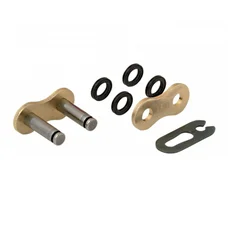 CHAIN QUICK LINK - PRESS-FIT   520  GOLD  (CHAIN TYPE A520XRR3-G)  (OEM SPECIFICATIONS)  -AFAM-