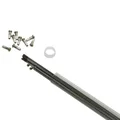 STAINLESS SPOKE- SILVER 2mm L280mm J BEND - With nut (IN TUBE PER 10)
