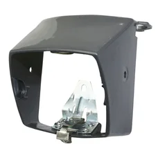 CAPOT PHARE/PROJECTEUR CYCLO ADAPTABLE PEUGEOT 103 MVL, VOGUE GRIS (AVEC PATTE ET RESSORT)  -SELECTION P2R-