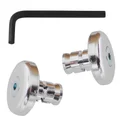 BAR ENDS VICMA - FLUSH FIT - SILVER (Ø 14mm) (PAIR)