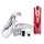 POT 50 A BOITE VOCA CROSS CHROMED POUR BETA 50 RR 2012>2020 (PASSAGE HAUT DROIT - SILENCIEUX ALU ROUGE)