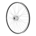WHEEL FOR MTB- 26" ER10 FRONT - BLACK ALUMINIUM DOUBLE WALL- SHIMANO HUB DYNAMO DH2N 6 VOLT-3W