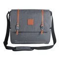 SINGLE BAG FOR BICYCLE-REAR-  ZEFAL URBAN MESSENGER WATERPROOF 11Lt GREY - (35x13x30cm) - MADE WITH RECYCLED MATERIAL.