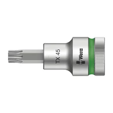 WERA 8767 HF ZYKLOP TORX SOCKET 1/2 Ø 45 mm Long 60 mm (Sold per unit)  -German tools for workshop.