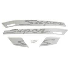 AUTOCOLLANT/STICKER/KIT DECORS "SUPER" ORIGINE PIAGGIO 300 VESPA GTS  -672063-