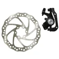 DISC BRAKE KIT- VTT MECANICAL - REAR (CALIPER + DISC) 160mm POST MOUNT +  INTERNATIONAL STANDART ADAPTER - Rear 160mm front 180 mm