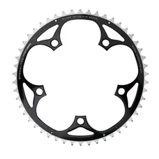 PLATEAU ROUTE 5BRA D.130 TA ALIZE 51DTS EXTERIEUR NOIR ALU 7075 TYPE SHIMANO 8/9/10V.