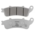 PLAQUETTE DE FREIN NISSIN POUR HONDA 250 FORZA 2000>2004 AV, 400 FJS SILVER WING 2006>2008 AV, 800 VFR 2006>2013 AR / KAWASAKI 650 EN VULCAN S 2015>2021 AV (A0460) (SEMI METAL)  -ECE R90-