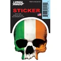 AUTOCOLLANT/STICKER LETHAL THREAT MINI TETE DE MORT DRAPEAU IRLANDE (65x80mm)