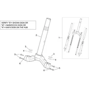 Fourche - Base avec tube