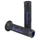 REVETEMENT POIGNEE DOMINO MOTO ON ROAD A010 NOIR/BLEU OPEN END 120-125mm (PAIRE)