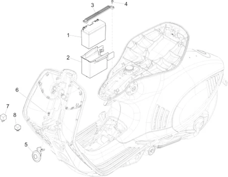 Relais - Batterie - Avertisseur sonore