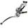 BRAKE MASTER CYLINDER UNIVERSAL (FRONT) CHROME-RIGHT (SEPARATE RESERVOIR)