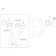 Fenêtres latérales AR - Panneaux