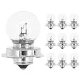 LIGHT BULB  6V 15W STANDART G25.5 FOOT P26S CLEAR (HEADLIGHT) (SOLD PER 10)  -SELECTION P2R-