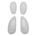 CABOCHON CLIGNOTANT SCOOT ADAPTABLE PIAGGIO 50 TYPHOON 1993>2005, NTT, NRG 1994>2005 AV+AR TRANSPARENT (x4)  -REPLAY-