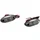 CLIGNOTANT UNIVERSEL REPLAY MINI OVALE 2 LEDS TRANSPARENT/CARBONE (L 60mm / H 25mm / L 15mm) (HOMOLOGUE CE) (PAIRE)