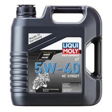 HUILE MOTEUR 4 TEMPS LIQUI MOLY MOTO HC STREET 4T 5W40  (4 L)  SYNTHETIQUE