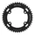 CHAINRING FOR GRAVEL BIKE 4 ARMS-Ø110 FOR SHIMANO GRX DOUBLE TA X110 External 44 Teeth- COMPATIBLE RX600-RX810 BLACK  10/11 Speed.