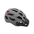 URBAN BIKE ADULT HELMET- POLISPORT CITYGO -GREY MATT- EURO 52-59 SYSTEM QUICK LOCK  WITH INTEGRATED LIGHTING