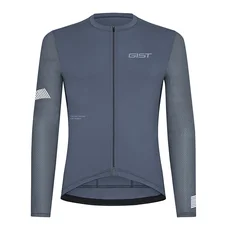 MAILLOT GIST ETE RAY ANTI-UV BLEU ACIER MANCHES LONGUES XXL -5358