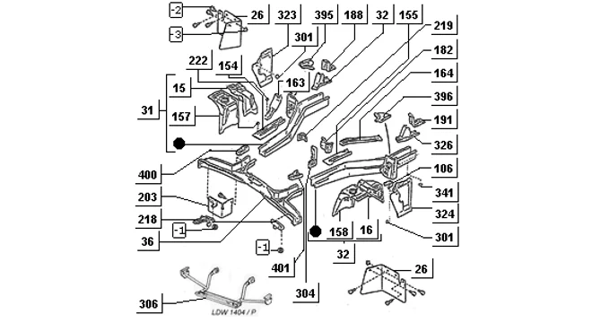 Panneau plancher AV.