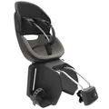 PORTE BEBE/SIEGE ENFANT ARRIERE PRODIGEE ICON A FIXER SUR CADRE NOIR COUSSIN GRIS AVEC SERRURE (JUSQU'A 22 Kg MAX) (HOMOLOGUE CE EN 14344)