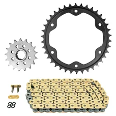 KIT CHAINE ADAPTABLE KTM 1290 R SUPER DUKE R ABS 2014>2021, R SUPER DUKE R ABS SE 2016>2017, SUPER DUKE GT ABS 2016>2020  525  17x38  (DEMULTIPLICATION ORIGINE)  -AFAM-